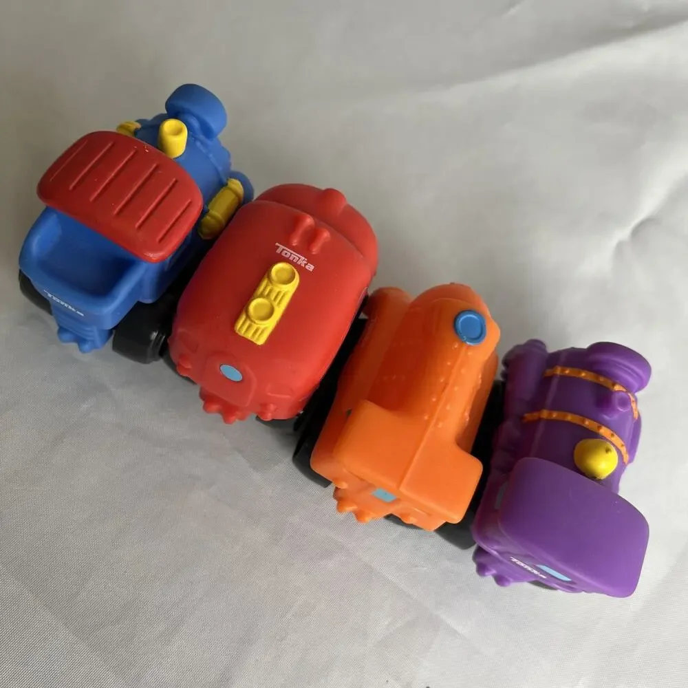 Lot of 8 Tonka CHUCK AND FRIENDS Diecast And Plastic Cars And Trains 2003/2008